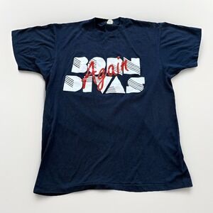 Vintage Born Again Divas Shirt Womens XL Black Screen‎ Stars 80s 90s